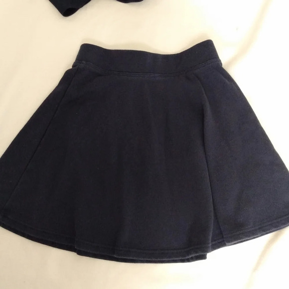 Bundle 3 girls school skirts with shorts navy 5/6 - Picture 4 of 4